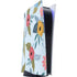 Blue Fall Flowers PS5 Digital Edition Console Skin